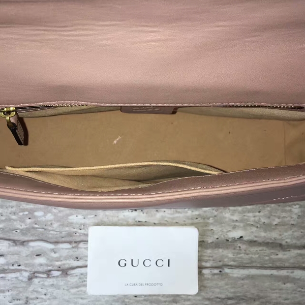 Gucci GG Marmont Velvet Shoulder Bag 443496A Light Pink