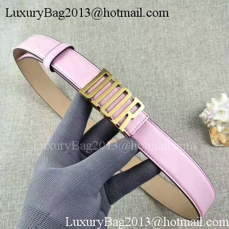 Dior 30mm Leather Belt CD2365 Pink