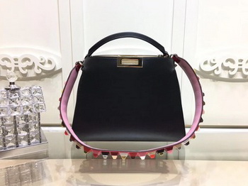 Fendi Peekaboo Bags Original Leather F3659 Black