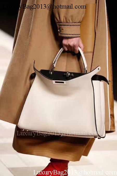 Fendi Peekaboo Bags Original Leather F3659 Grey