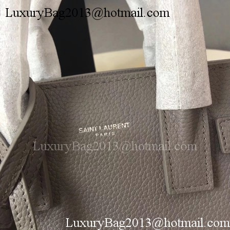 Yves Saint Laurent Classic Sac De Jour Bag Calfskin Leather Y398711 Grey