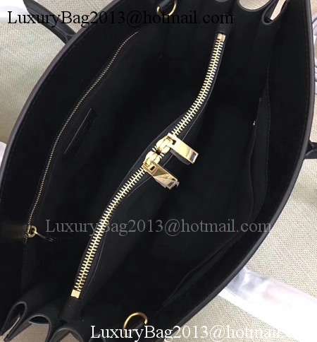 Yves Saint Laurent Classic Sac De Jour Bag Smooth Leather Y398709 Black