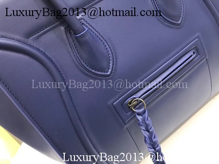 Celine Luggage Phantom Tote Bag Calfskin Leather CT3372 Blue