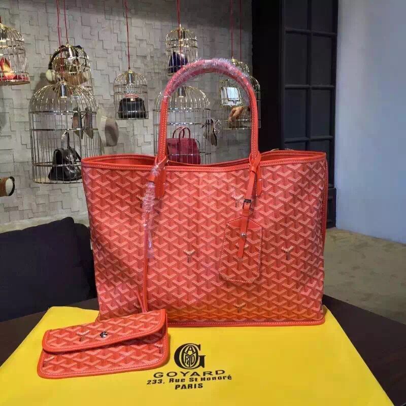 Goyard Y Doodling Calfskin Leather Tote Bag 7901 Red