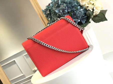 Yves Saint Laurent Leather Cross-body Shoulder Bag Y8004 Red