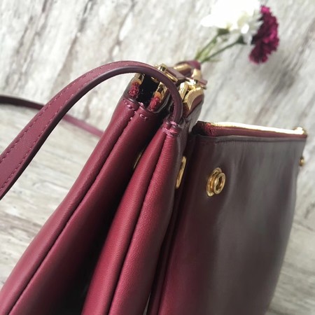 Celine Trio Crossbody Messenger Bag C55421 Wine