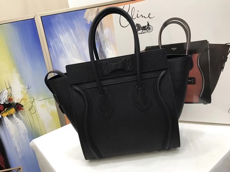 Celine Luggage Micro Tote Bag Original Leather CLY33081M Black