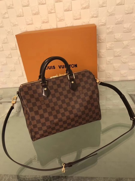 Louis Vuitton Damier Ebene Speedy 30 With Shoulder Strap N41183