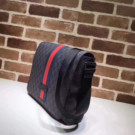 Gucci GG Supreme Messenger Bag 475432 Black