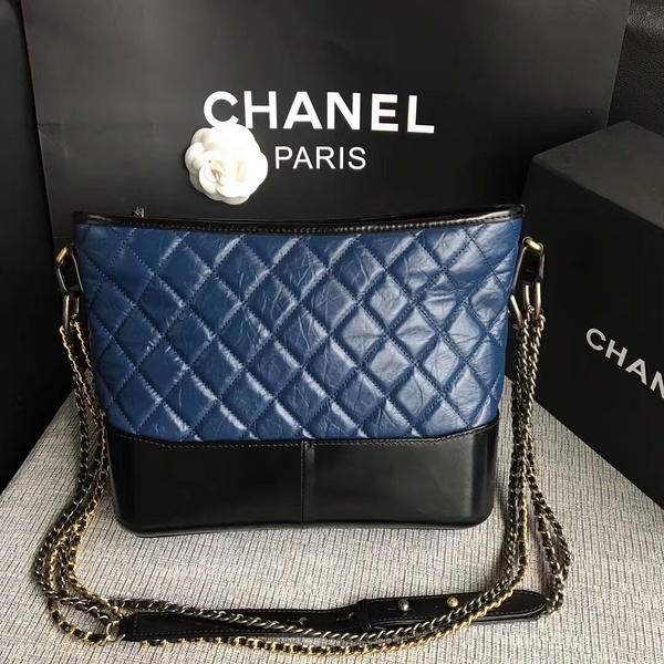 Chanel Gabrielle Shoulder Bag Original Calfskin Leather A93842 Blue