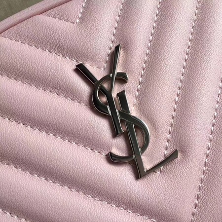 Yves Saint Laurent Monogram Leather Bag Y5804 Pink