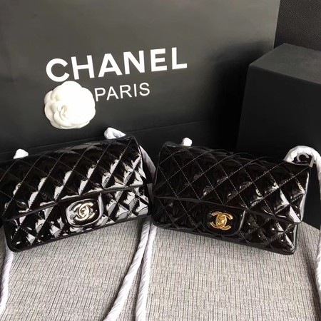 Chanel Classic Flap mini Bag Original Leather A1117 Black