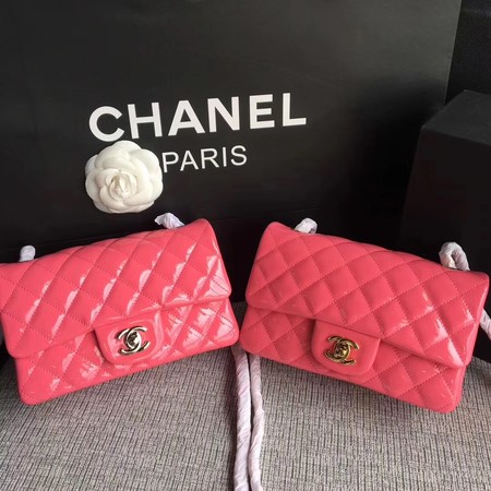 Chanel Classic Flap mini Bag Original Leather A1117 Pink