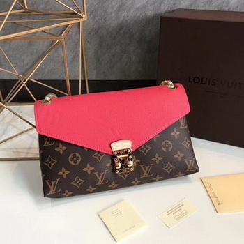 Louis Vuitton Monogram Canvas Pallas Chain Cerise M41201 Light Red