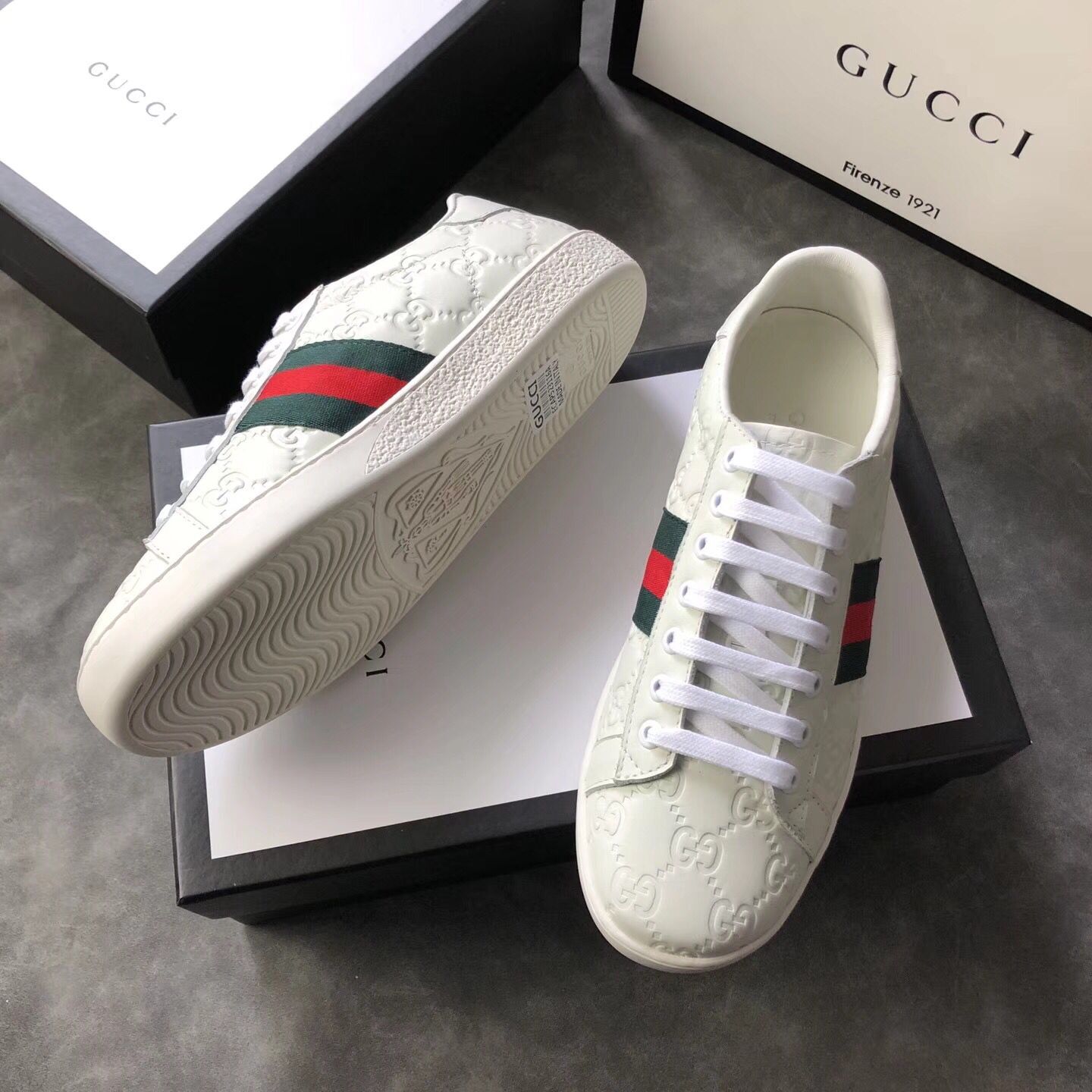 Gucci Shoes GG18208  White