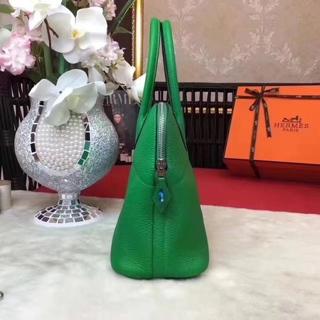 Hermes Bolide Original Leather Tote Bag B1007 Green