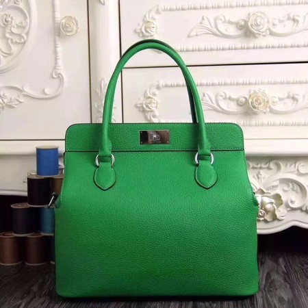 Hermes Toolbox Togo Bag Original Leather 3259 Green