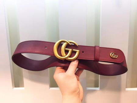 Gucci Leather Belt 414525 Wine