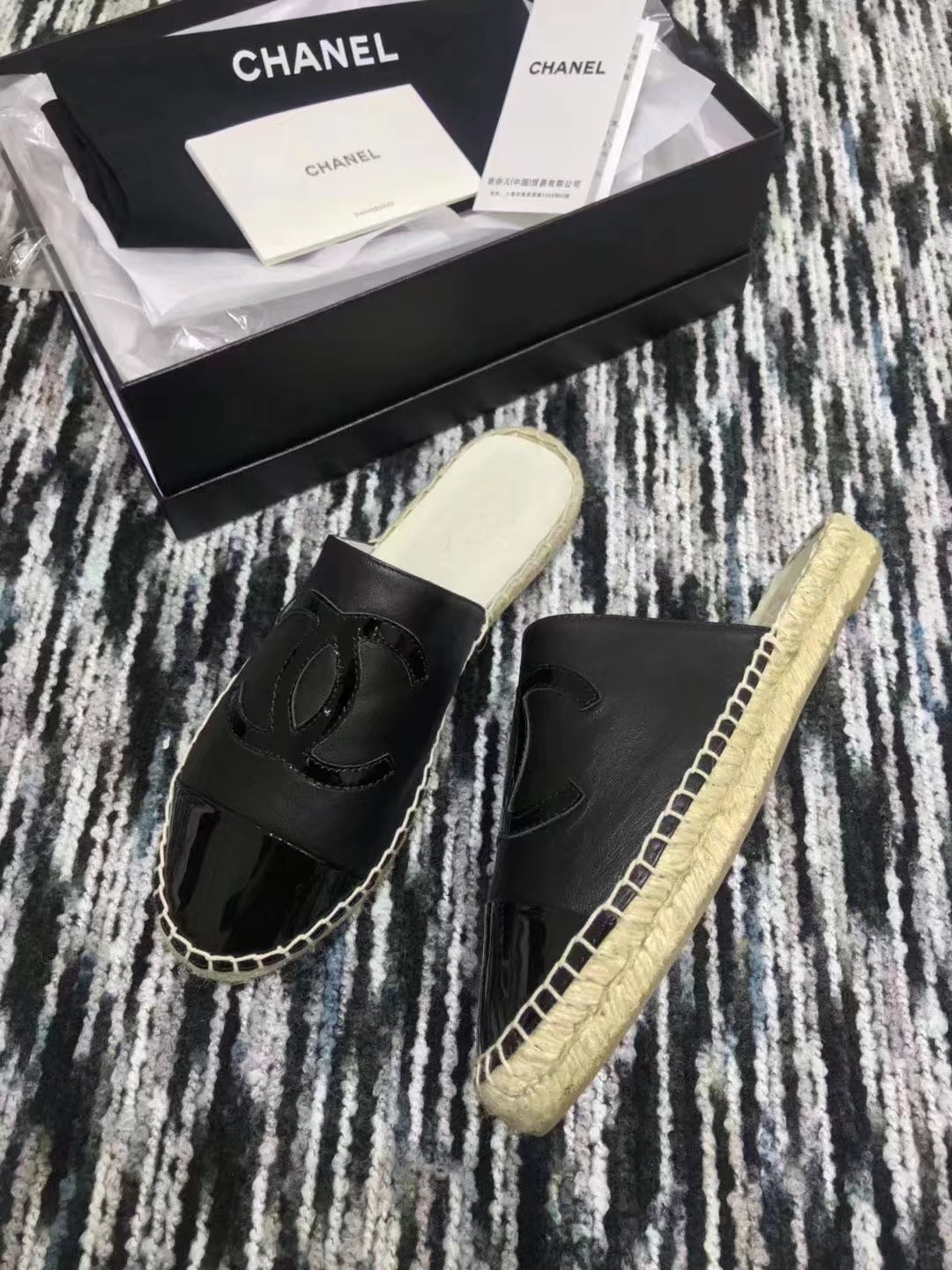 Chanel Slippers CH2287LRF black