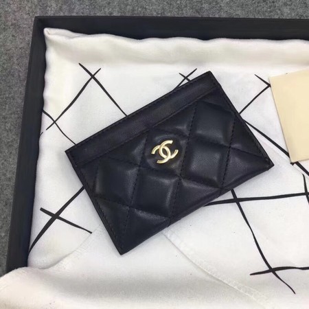 Chanel Original sheepskin Wallet C9303 Black