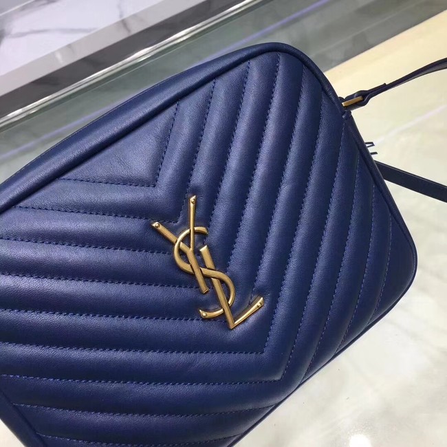 Saint Laurent Lou Medium Camera Bag 520534 blue