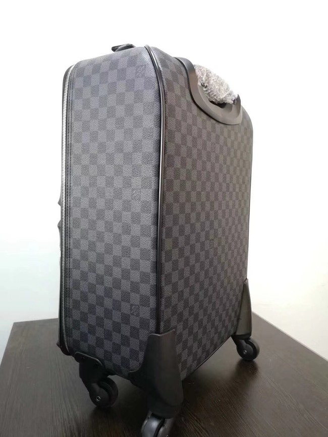 Louis Vuitton Damier Graphite canvas Universal wheel Pegase 55 N41385 black