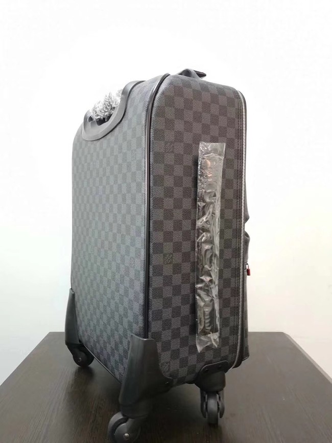 Louis Vuitton Damier Graphite canvas Universal wheel Pegase 55 N41385 black