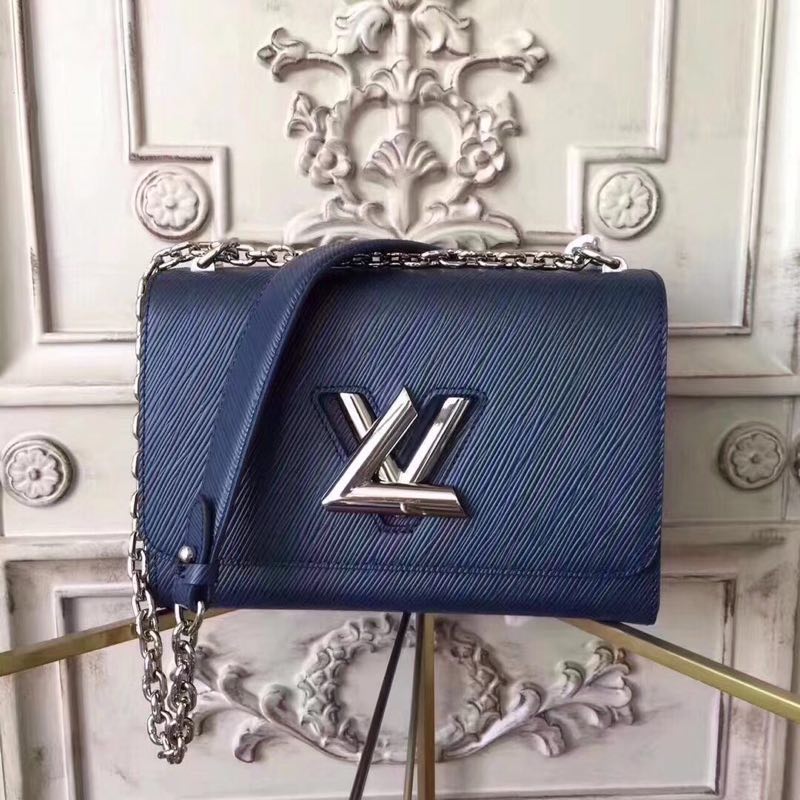 Louis Vuitton TWIST EPI Leather Bag 50271  Blue