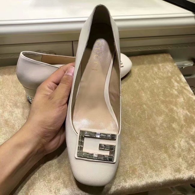 Gucci High-heeled shoes GG1378LD white Heel high 5CM