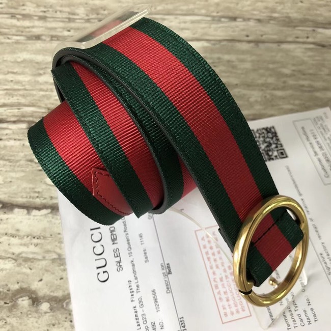 Gucci Web belt G25511 Red & green