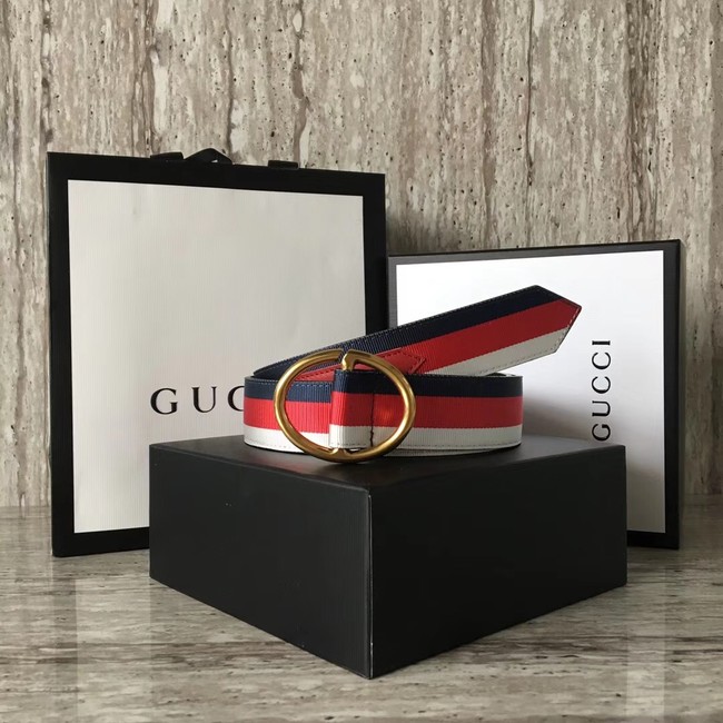 Gucci Web belt G25511 Red & white & blue