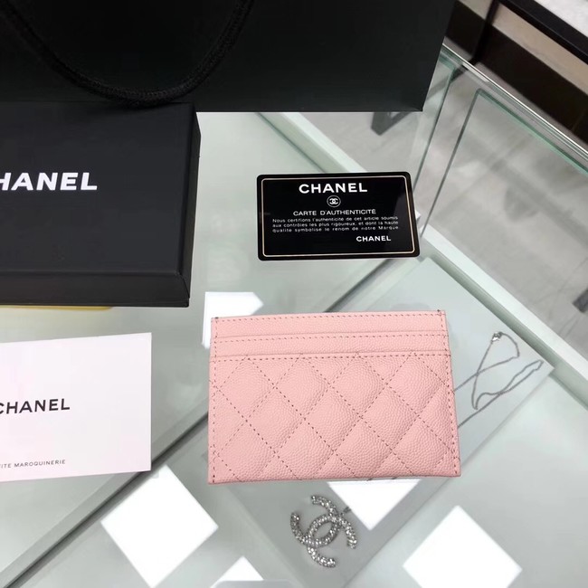 BOY CHANEL Card Holder A84431 pink