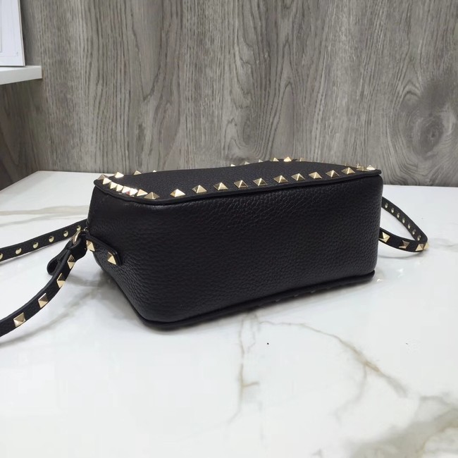 VALENTINO Rockstud leather cross-body bag A97410 black