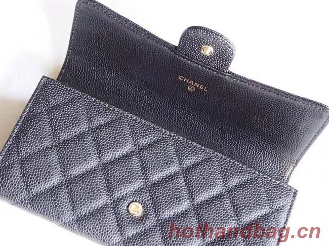 Chanel Classic Flap Wallet A31506 black