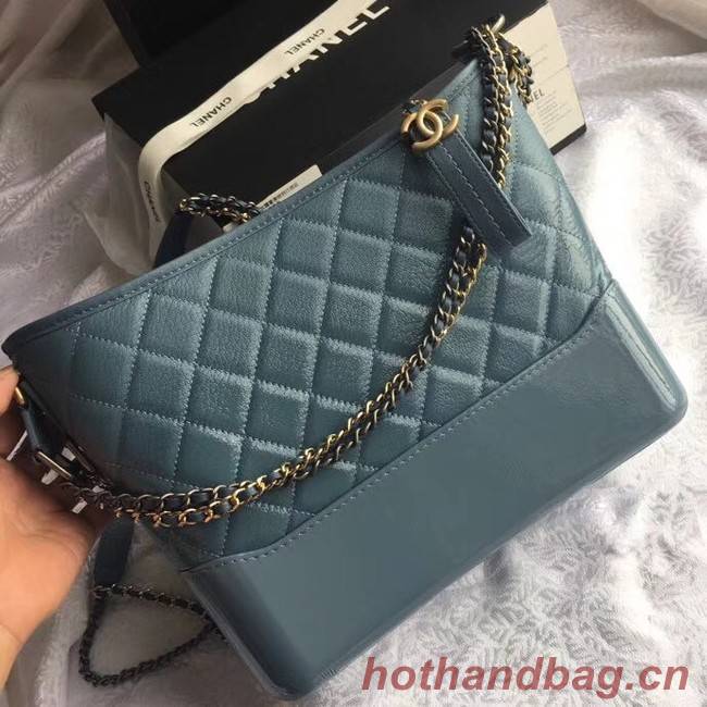 CHANEL GABRIELLE Hobo Bag Original A93824 blue