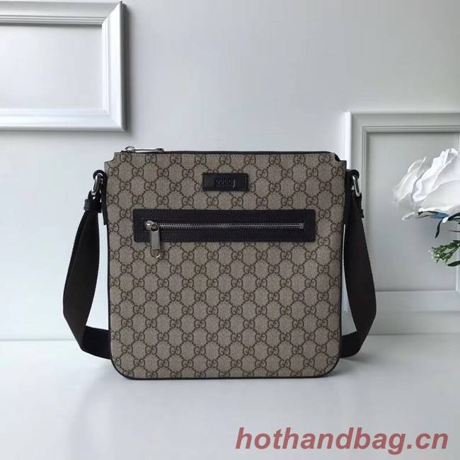 Gucci Courrier soft GG Supreme messenger 406408 brown