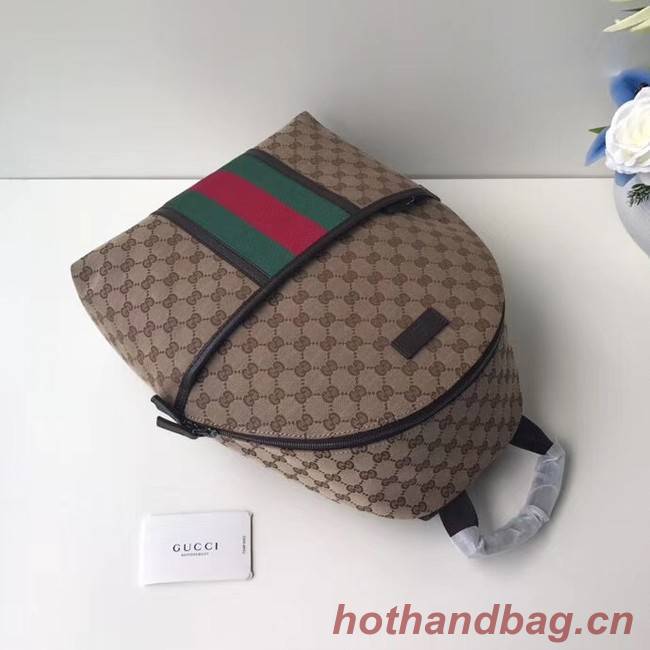 Gucci GG Supreme backpack 190278 brown