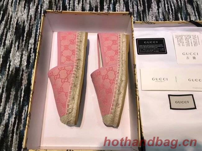 Gucci logo canvas espadrille GG1384LRF pink