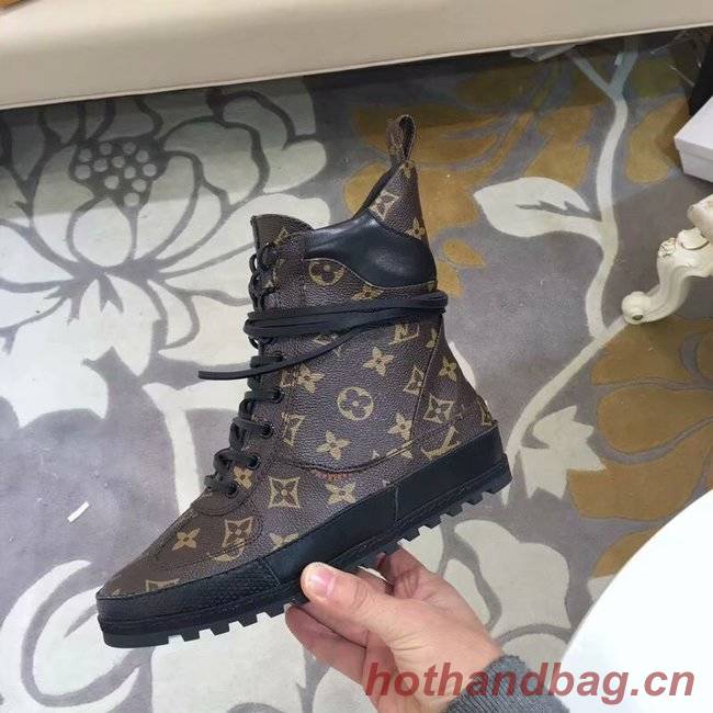 Louis Vuitton DIGITAL EXCLUSIVE HEART SNEAKER BOOT LV906SY brown