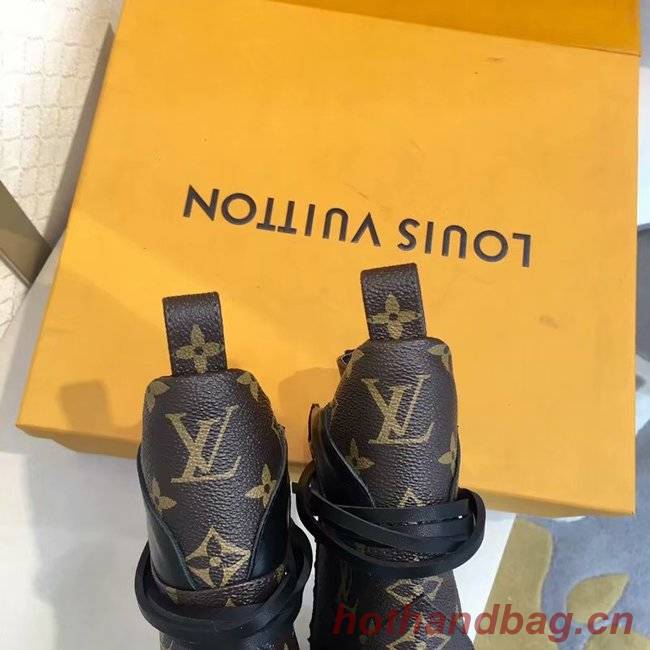 Louis Vuitton DIGITAL EXCLUSIVE HEART SNEAKER BOOT LV906SY brown