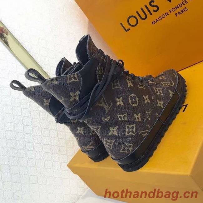 Louis Vuitton DIGITAL EXCLUSIVE HEART SNEAKER BOOT LV906SY brown