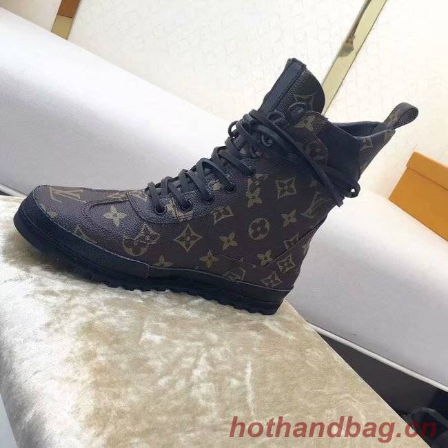 Louis Vuitton DIGITAL EXCLUSIVE HEART SNEAKER BOOT LV906SY brown