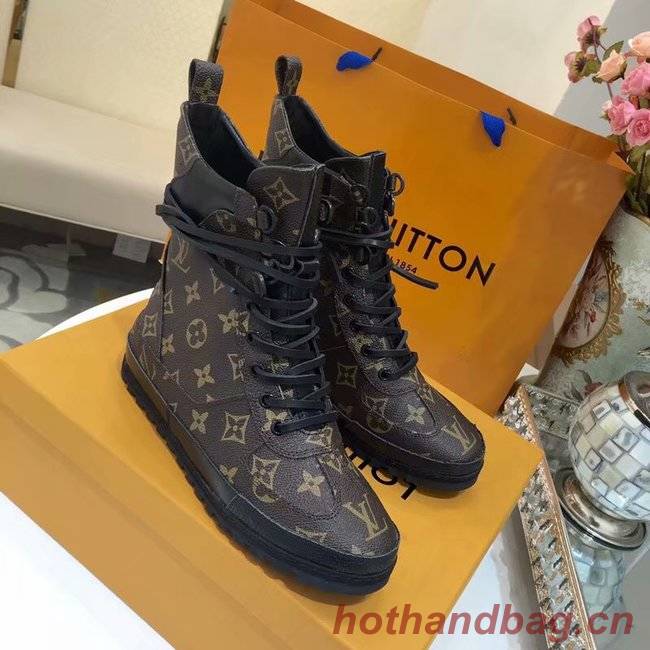 Louis Vuitton DIGITAL EXCLUSIVE HEART SNEAKER BOOT LV906SY brown