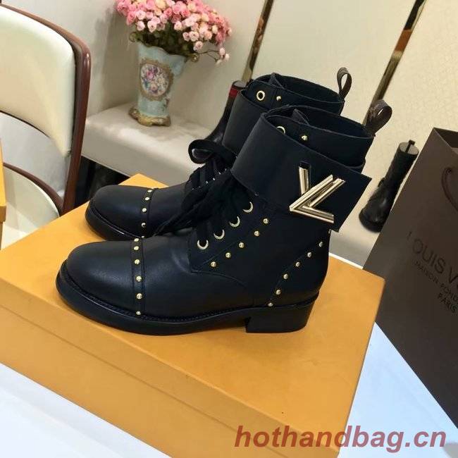 Louis Vuitton WONDERLAND FLAT RANGER LV909-2SY black