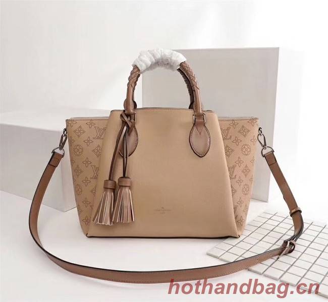 Louis Vuitton Mahina Leather HAUMEA M55030 apricot