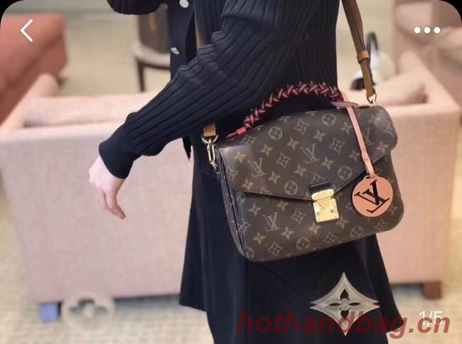 Louis vuitton original Monogram Canvas POCHETTE METIS M43984 Brown