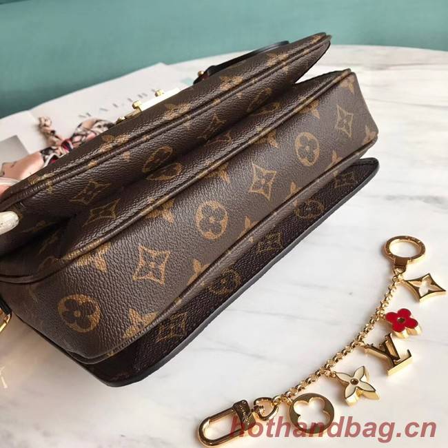 Louis vuitton original Monogram Canvas POCHETTE METIS M43984 Brown