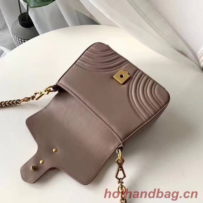 Gucci GG Marmont mini top handle bag 547260 Dusty pink