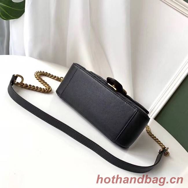 Gucci GG Marmont mini top handle bag 547260 black