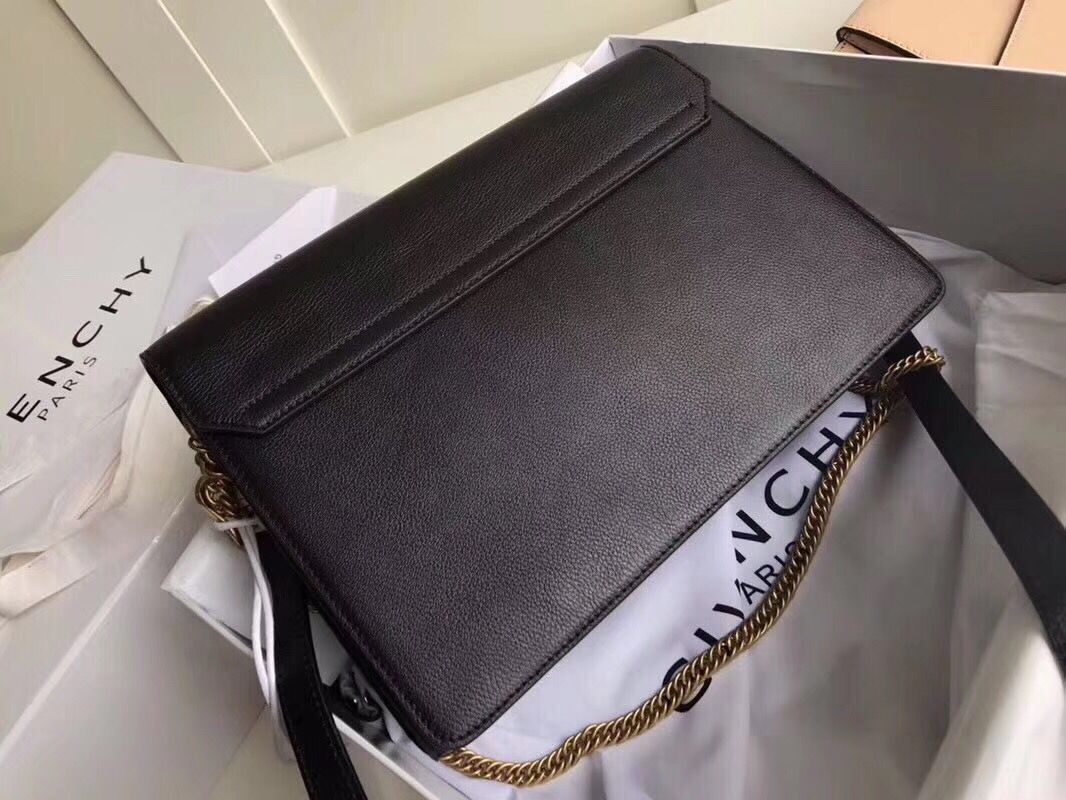 GIVENCHY GV3 medium leather shoulder bag 9741 black